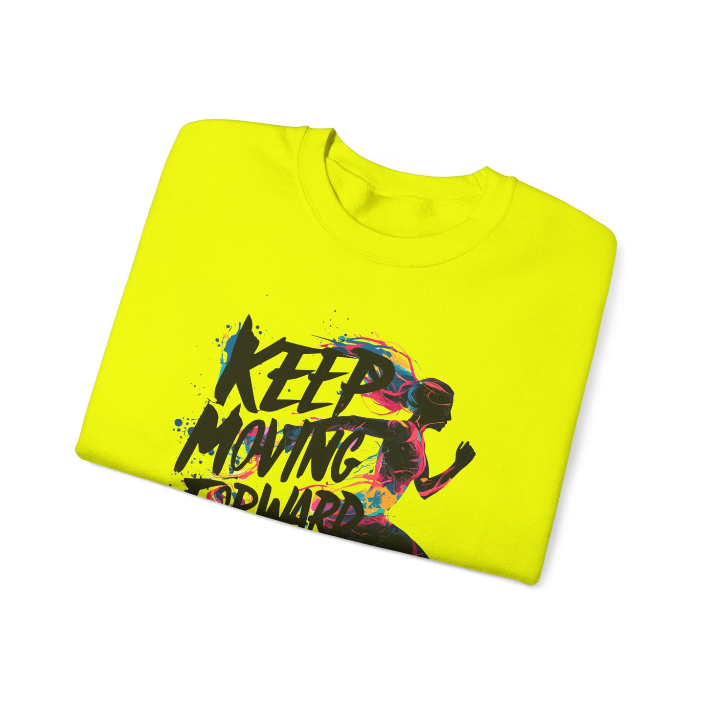 Keep Moving Forward Always Unisex Heavy Blend™ Crewneck Sweatshirt