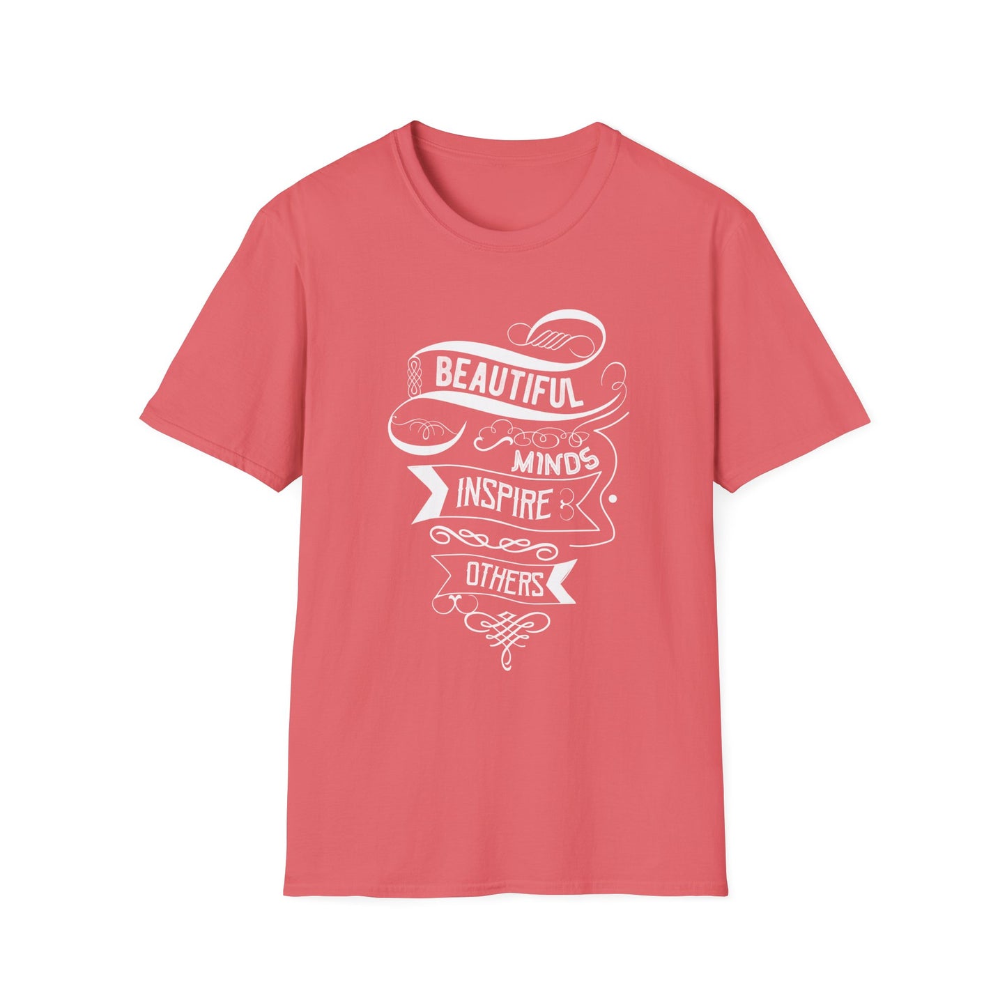 Beautiful Minds Inspire Others Unisex Softstyle T-Shirt