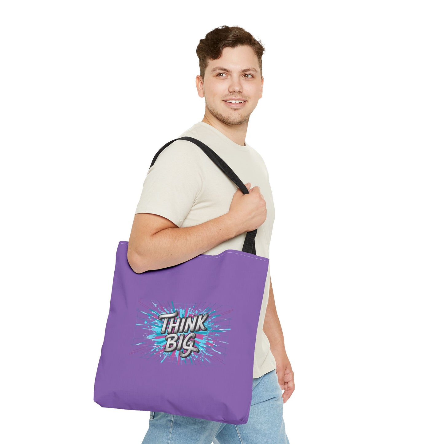 Think Big Tote Bag (AOP)