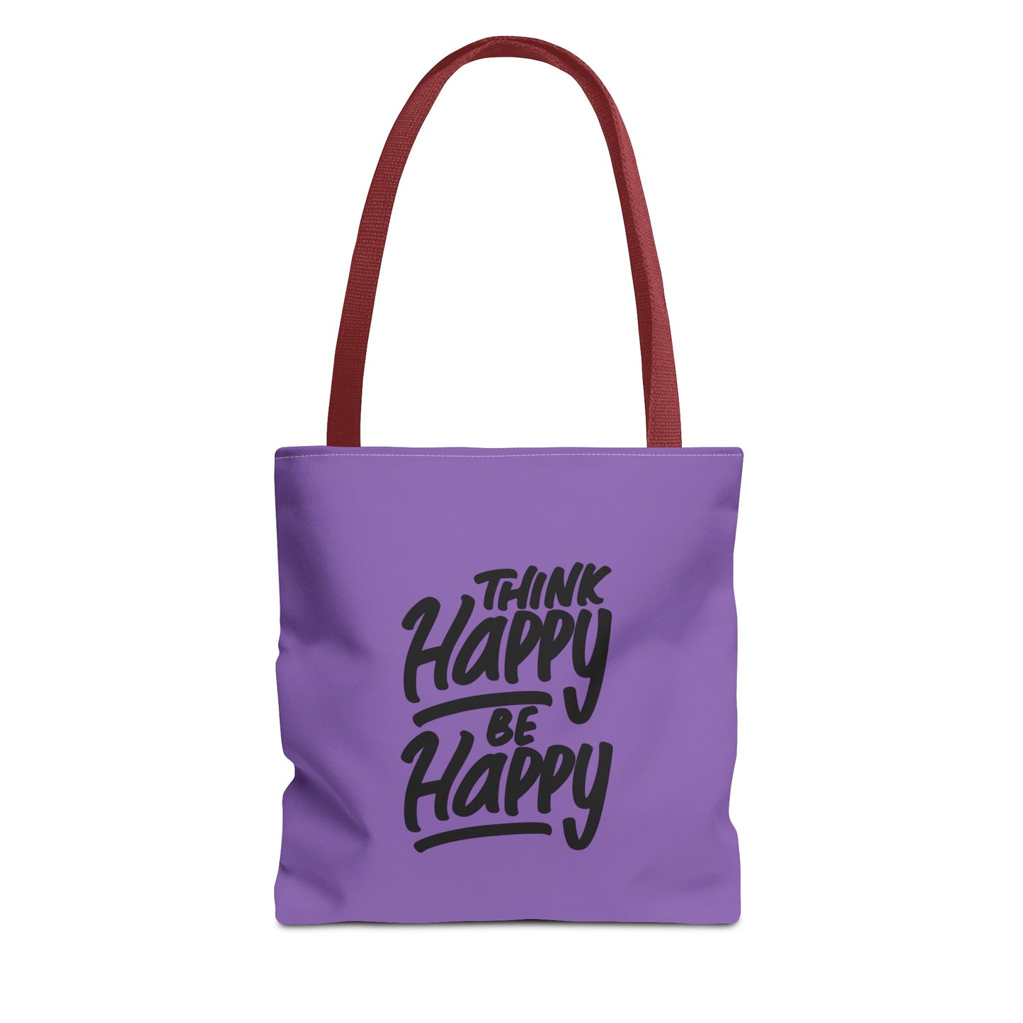 Think Happy Be Happy Tote Bag (AOP)