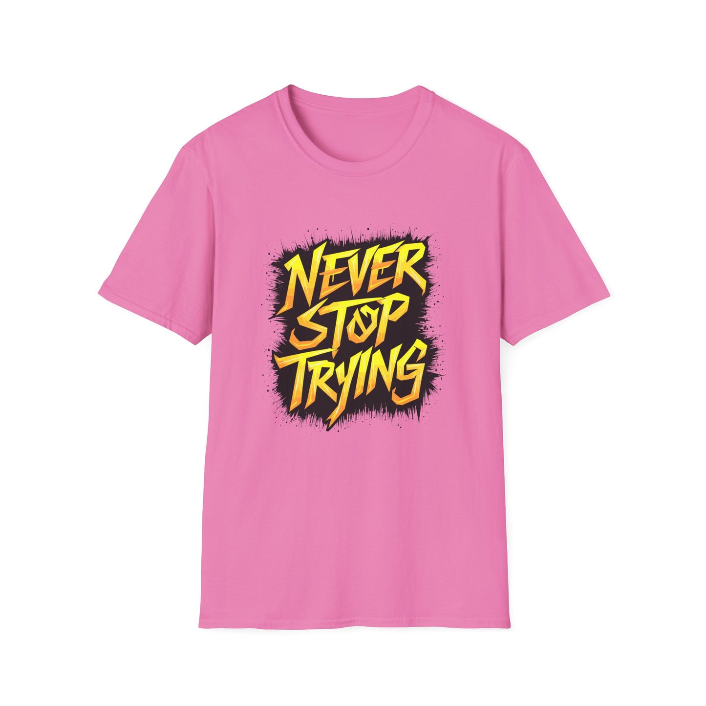 Never Stop Trying Unisex Softstyle T-Shirt