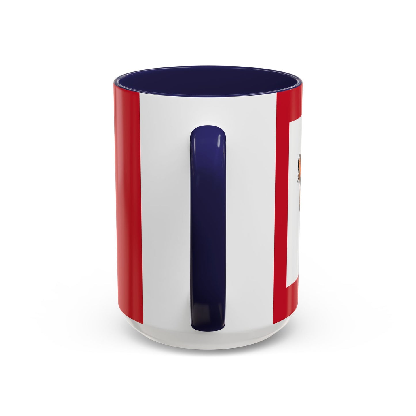 Never Give Up Accent Coffee Mug (11, 15oz)