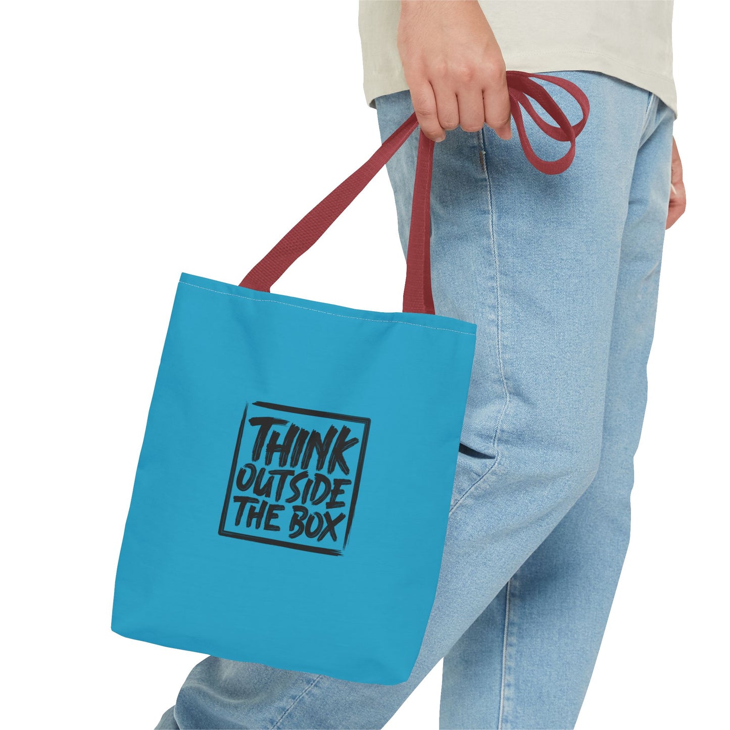 Think Outside The Box Tote Bag (AOP)