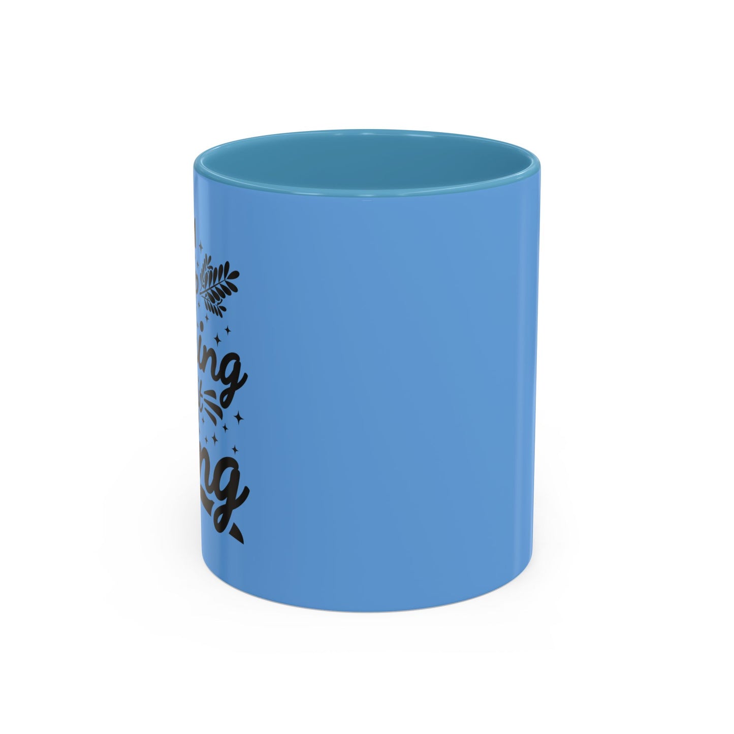 Stop Wishing Start Doing Accent Coffee Mug (11, 15oz)