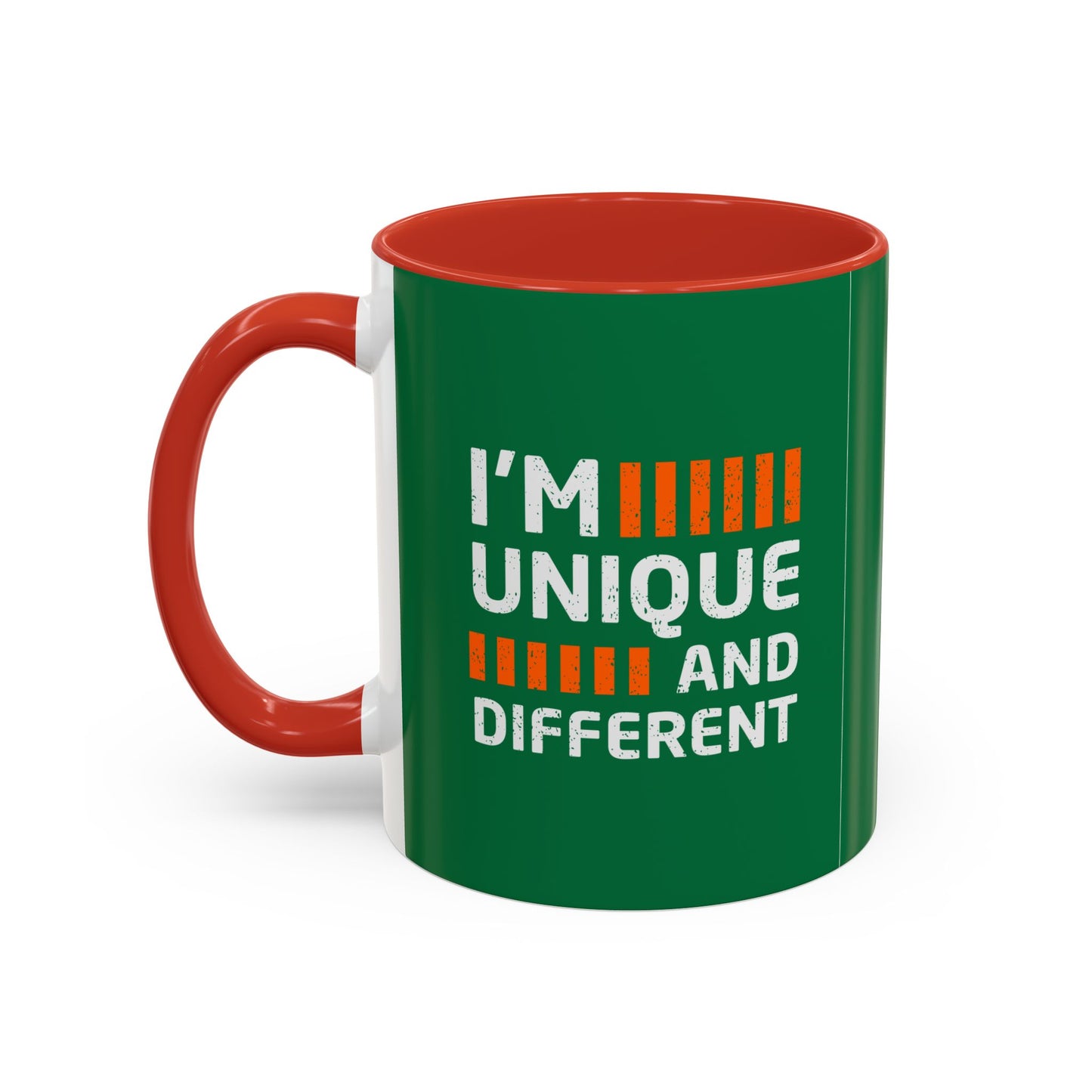 I'm Unique And Different Accent Coffee Mug (11, 15oz)