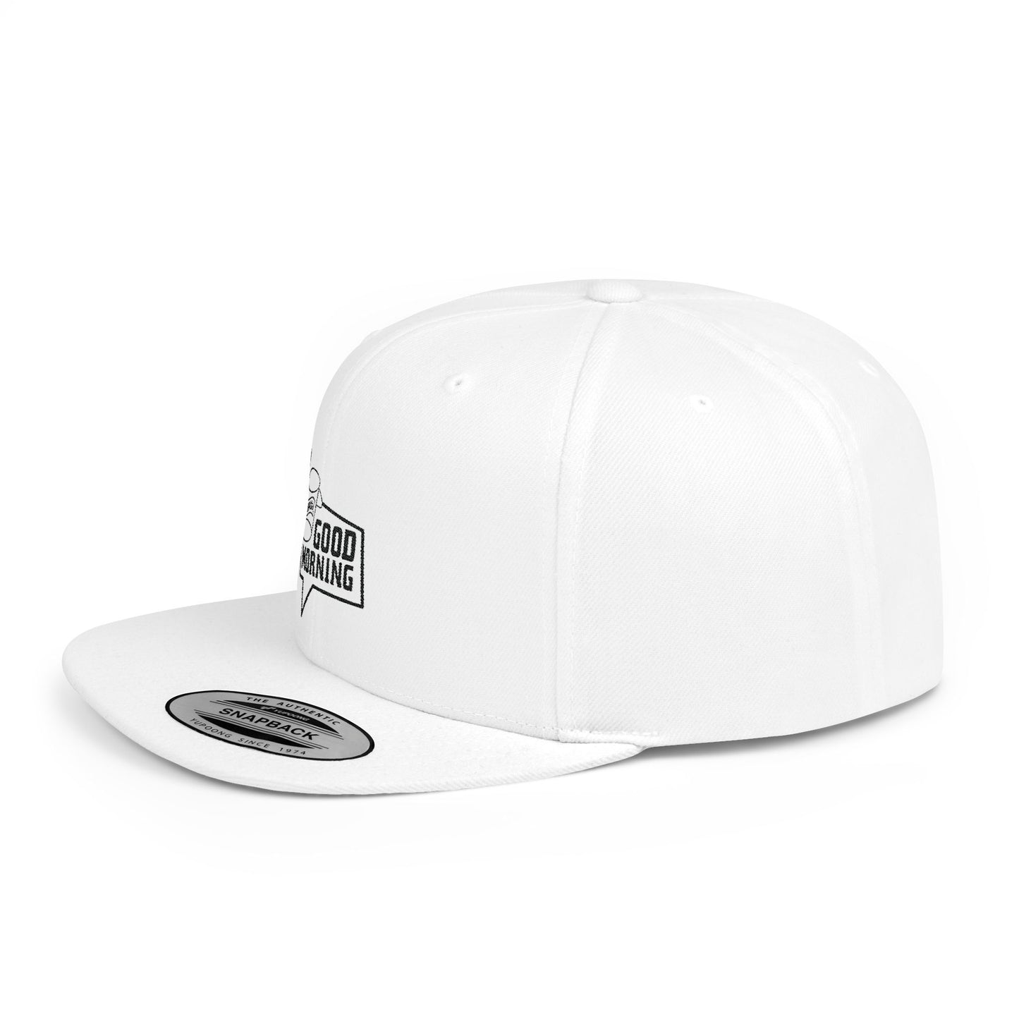 Good Morning Flat Bill Snapback
