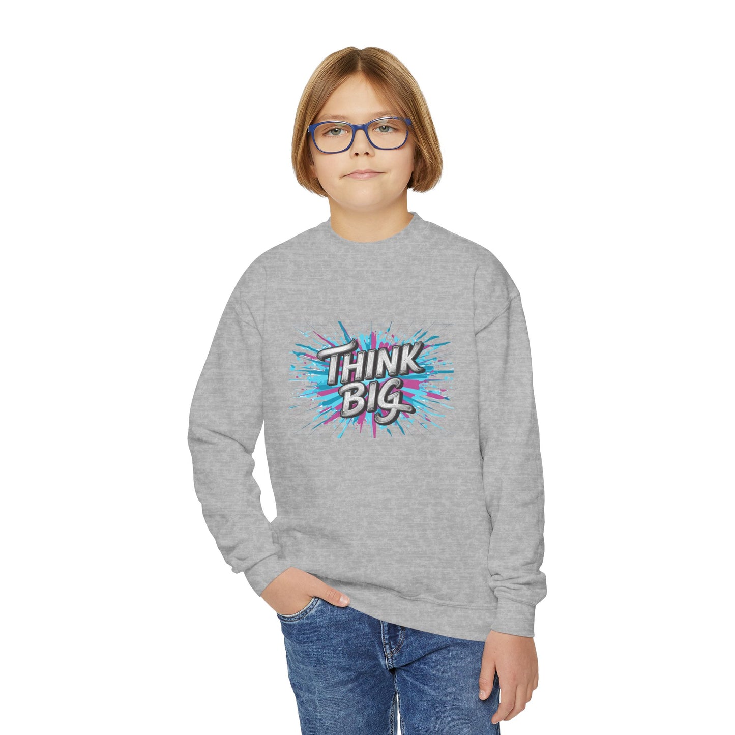 Think Big Youth Crewneck Sweatshirt