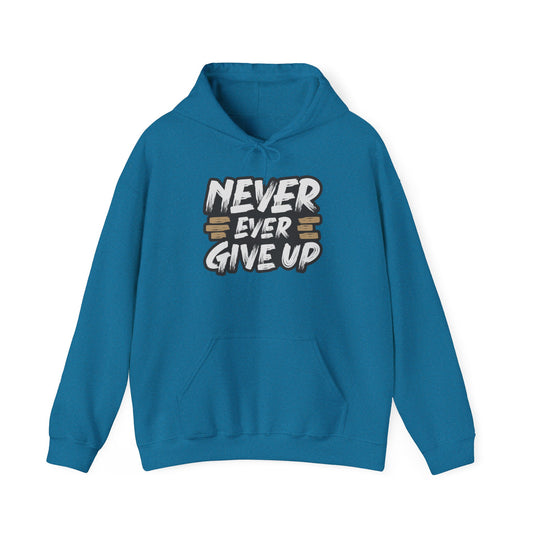 Never Give Up Unisex Heavy Blend™ Hooded Sweatshirt