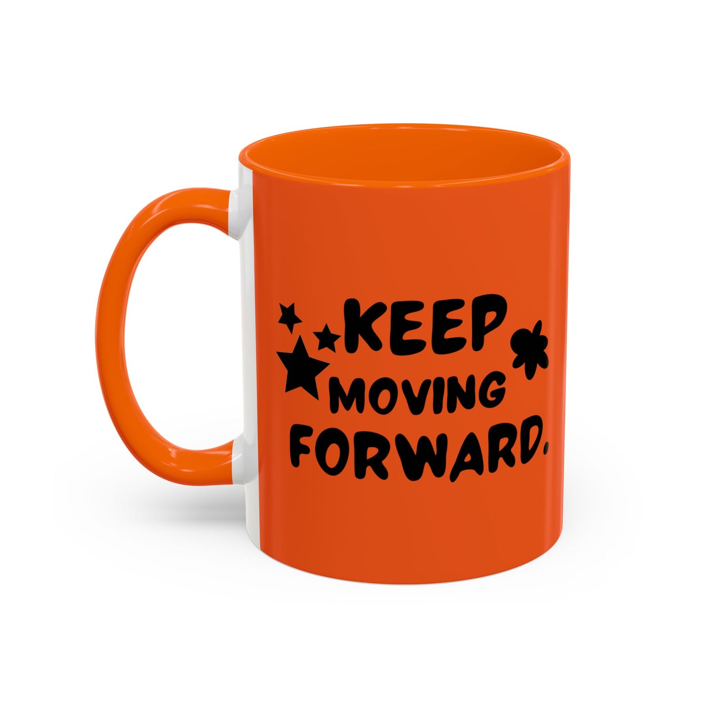 Keep Moving Forward Accent Coffee Mug (11, 15oz)