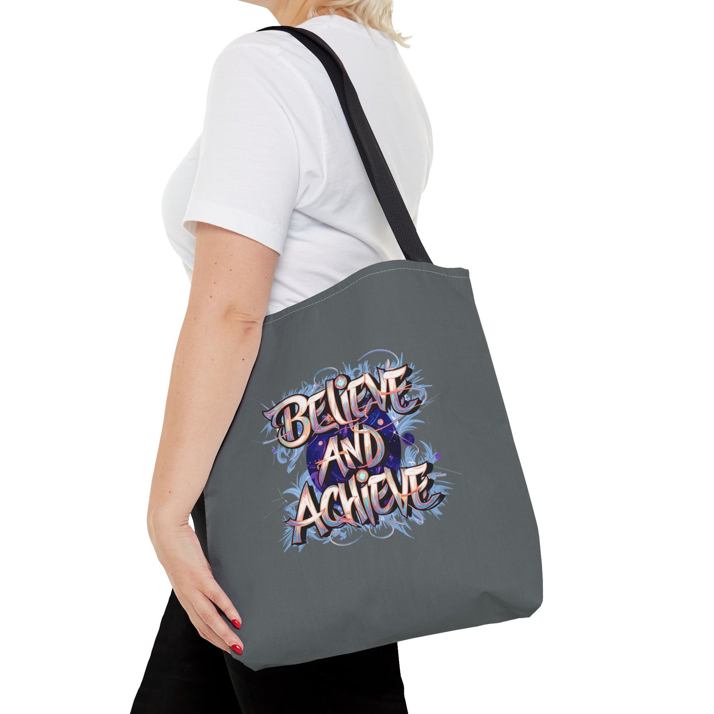 Believe And Achieve Tote Bag (AOP)