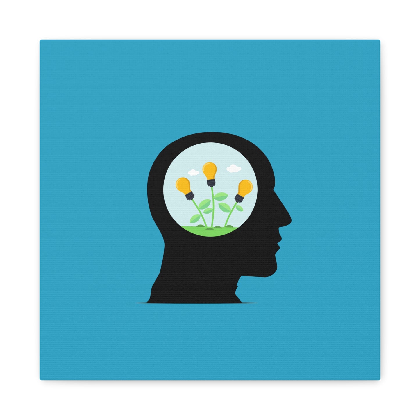 Mindset And Positive Thoughts Matte Canvas, Stretched, 1.25"