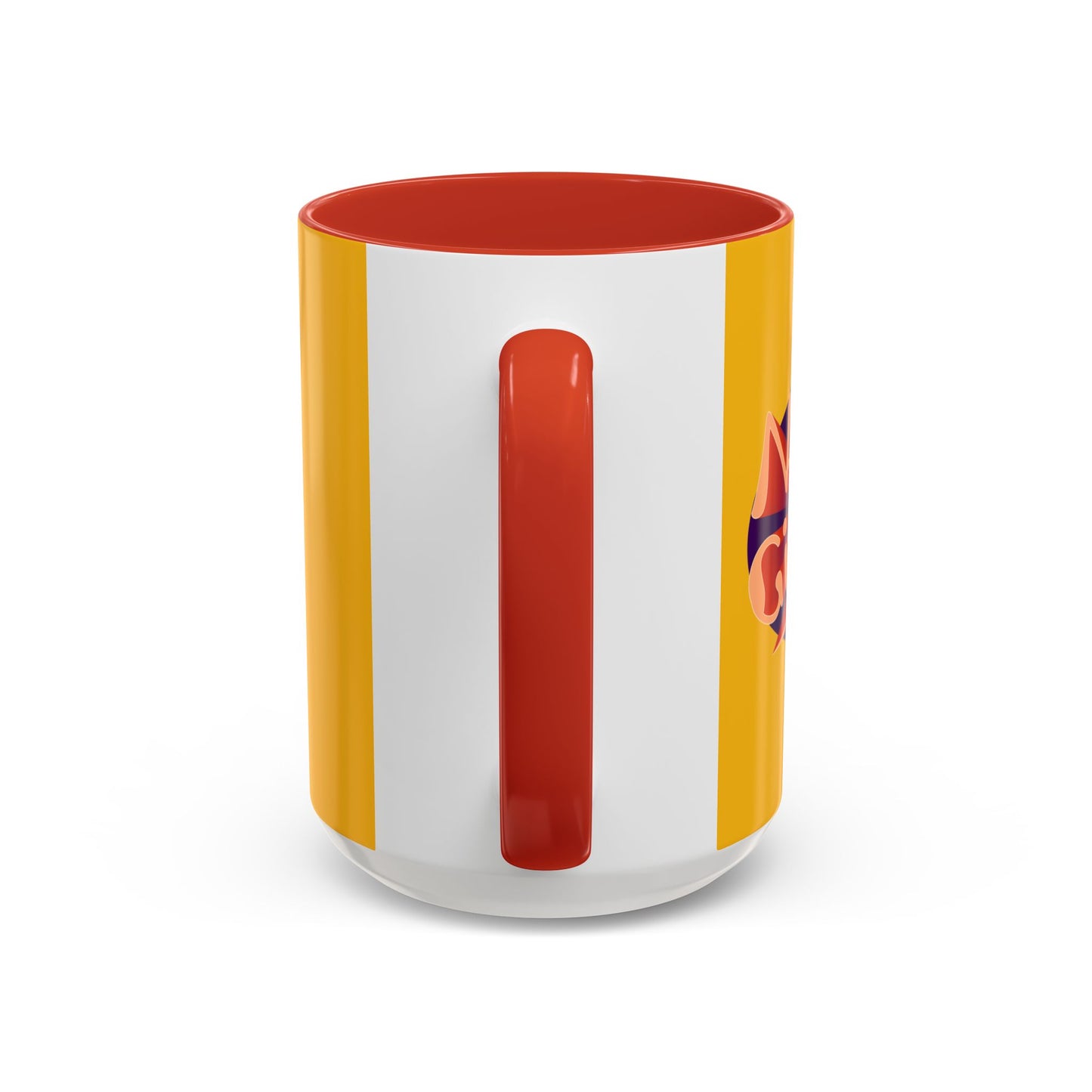 Never Give Up Accent Coffee Mug (11, 15oz)