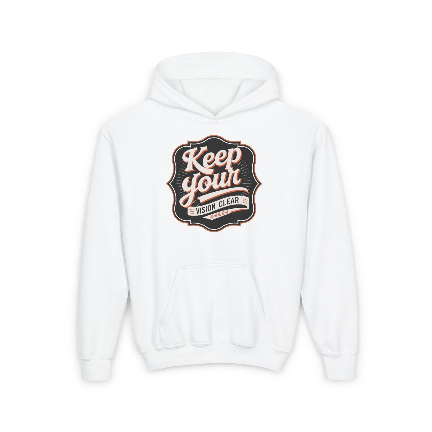 Keep Your Vision Clear Youth Heavy Blend Hooded Sweatshirt