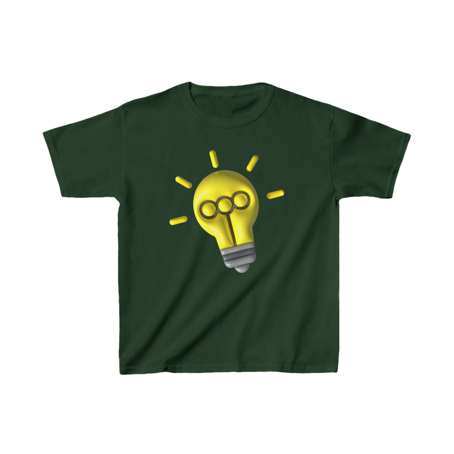 3D Light Bulb Kids Heavy Cotton™ Tee