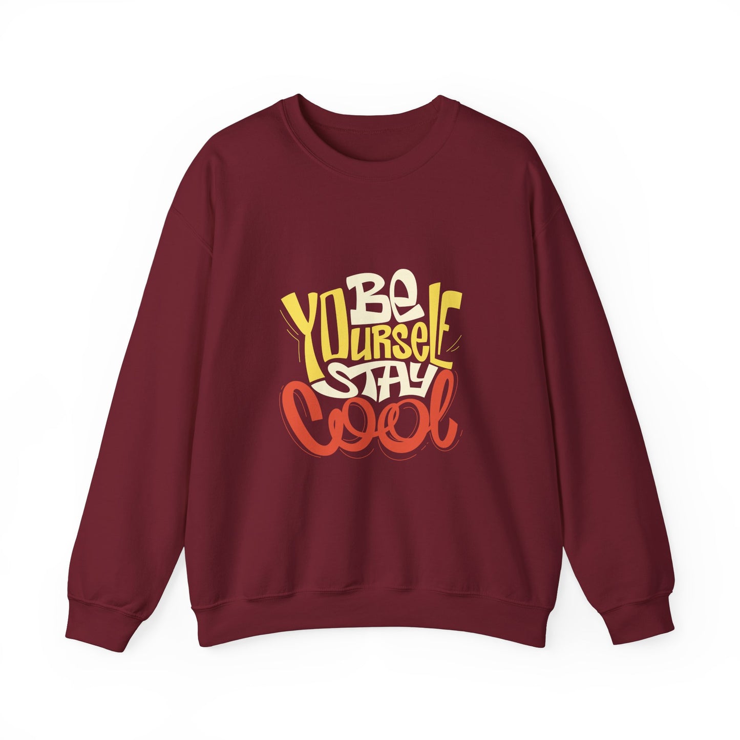 Be Yourself Stay Cool Unisex Heavy Blend™ Crewneck Sweatshirt