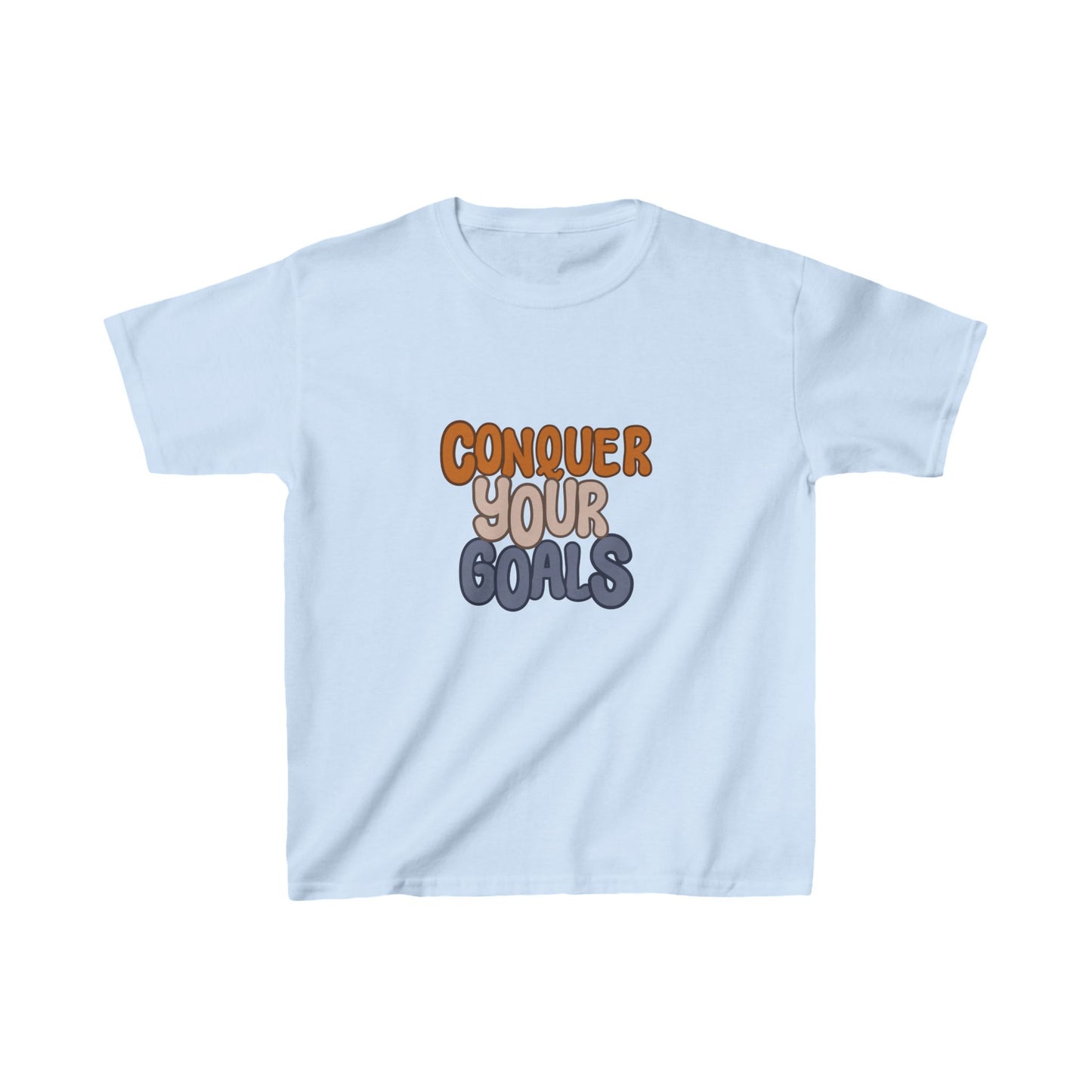 Conquer Your Goals Kids Heavy Cotton™ Tee