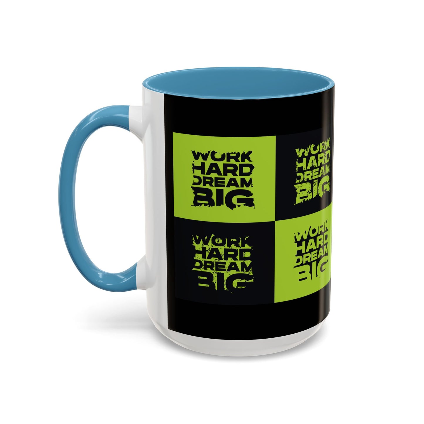 Work Hard Dream Big Accent Coffee Mug (11, 15oz)