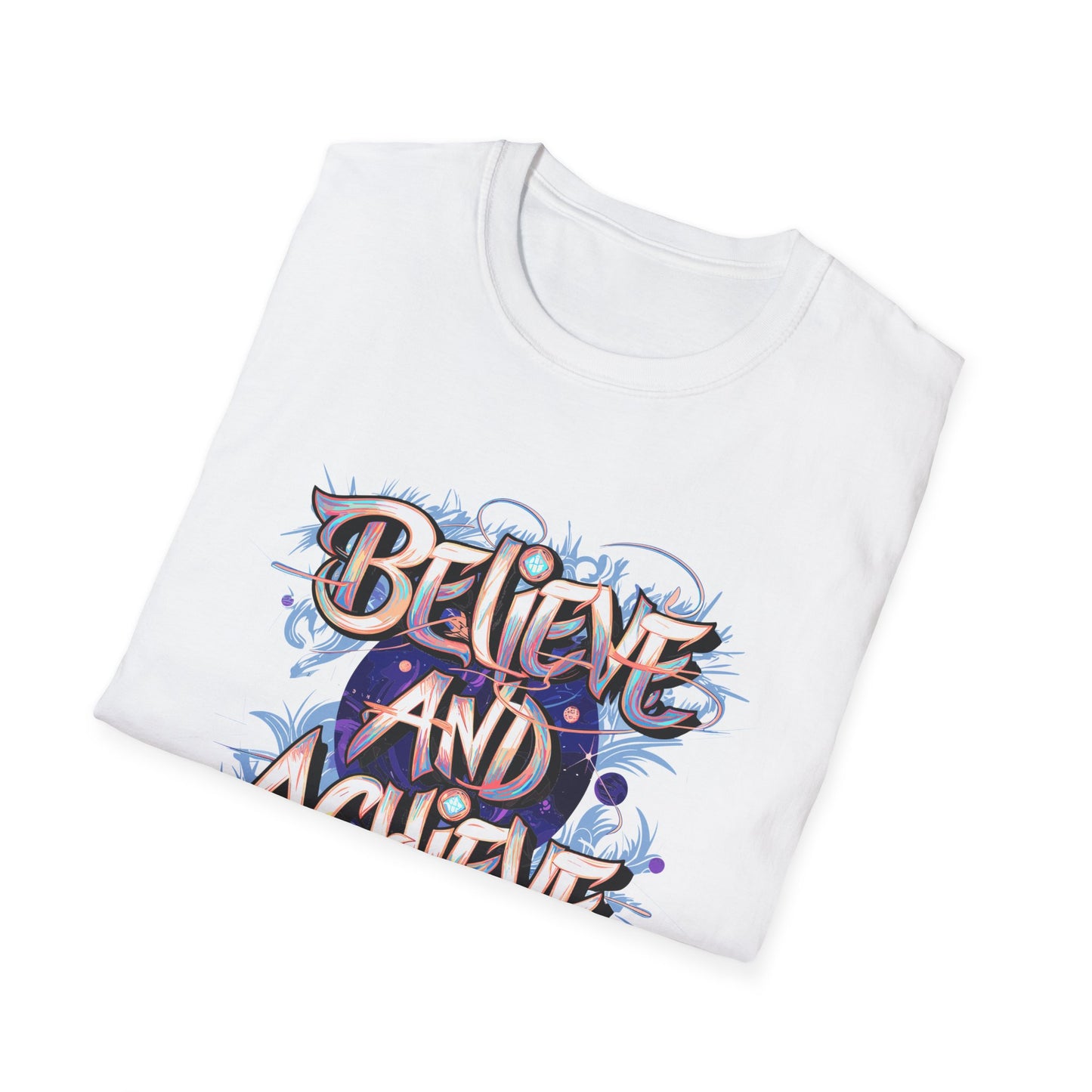 Believe And Achieve Unisex Softstyle T-Shirt