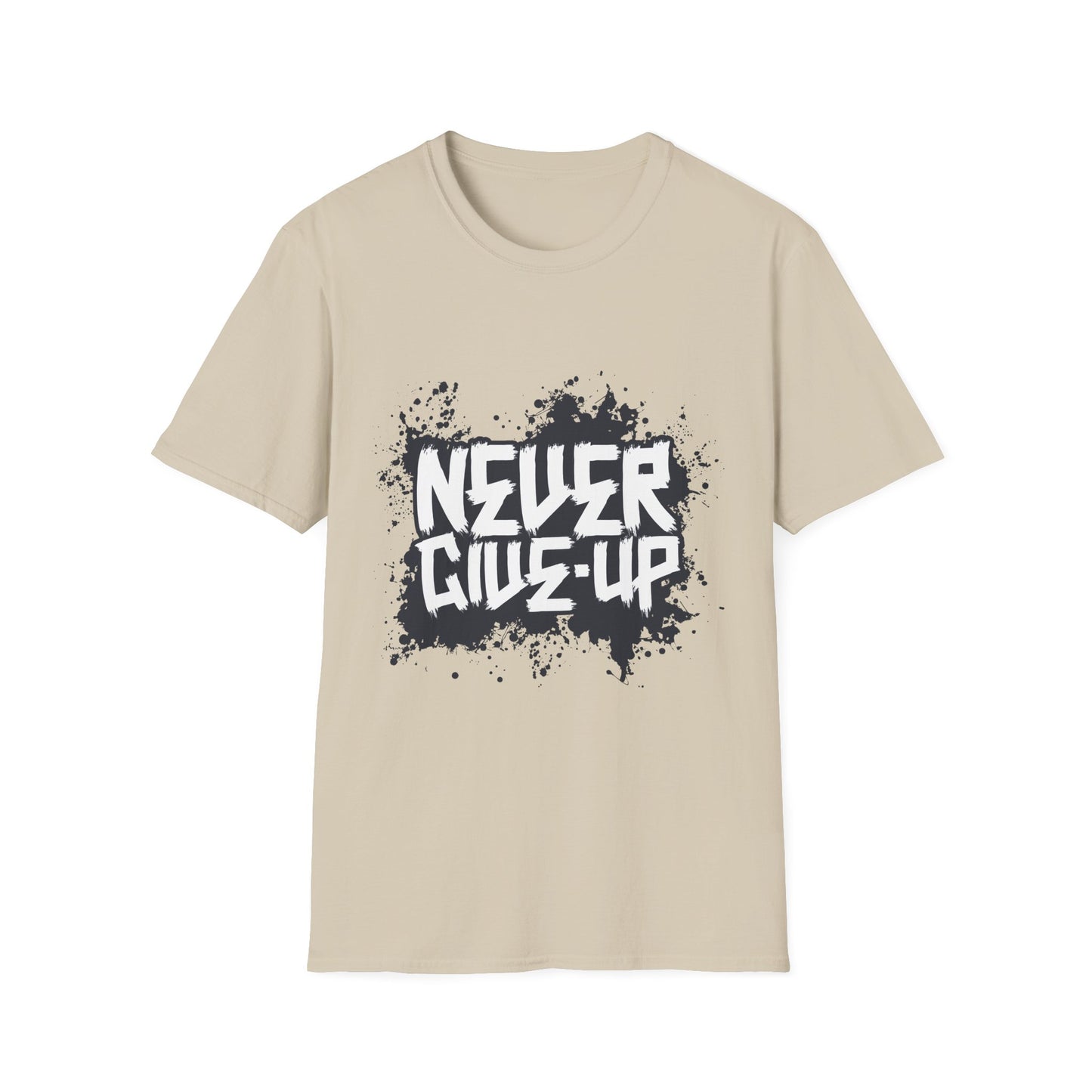 Never Give Up Unisex Softstyle T-Shirt