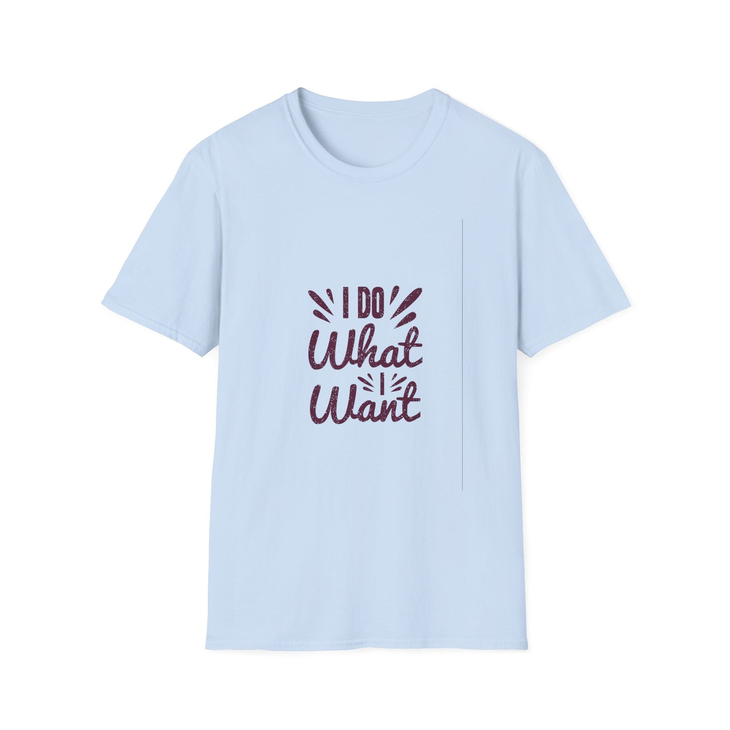 I Do What I Want Unisex Softstyle T-Shirt