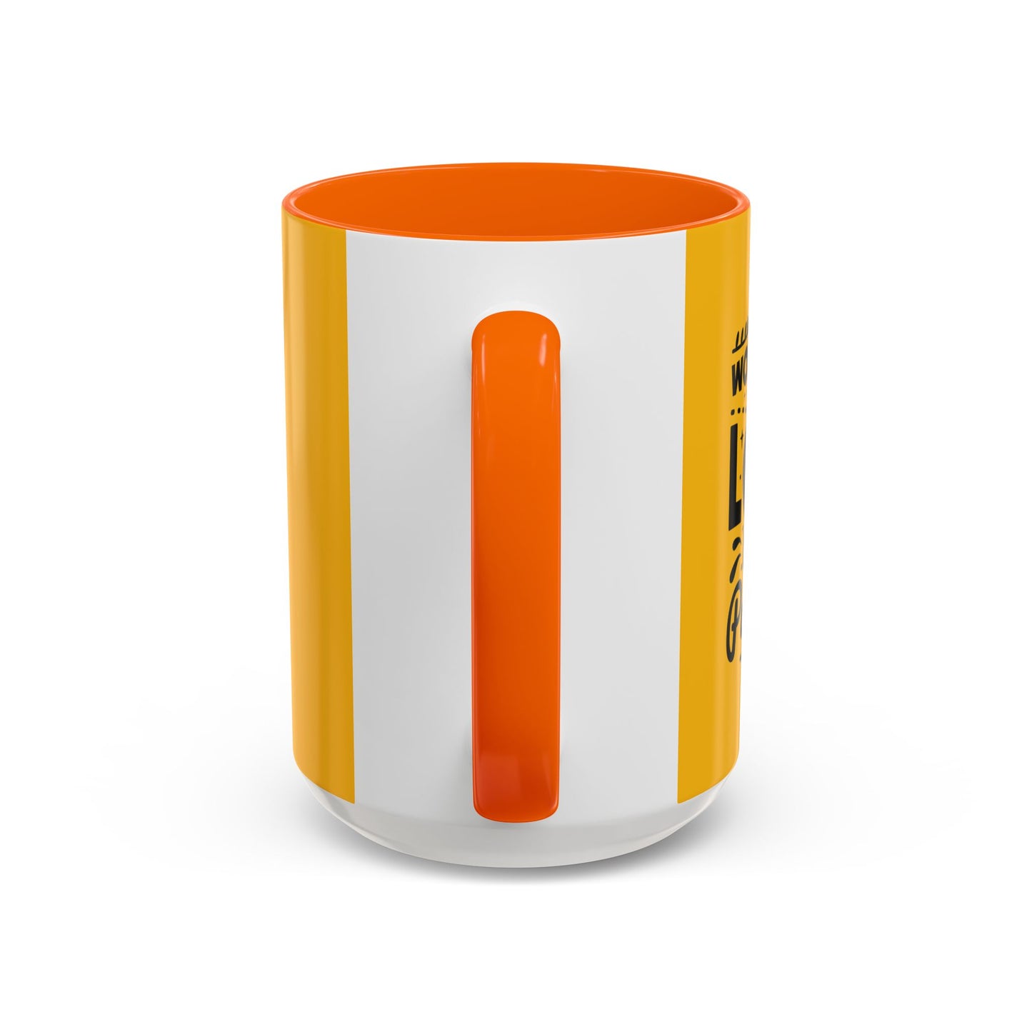 Work Hard And Love Your Passion Accent Coffee Mug (11, 15oz)
