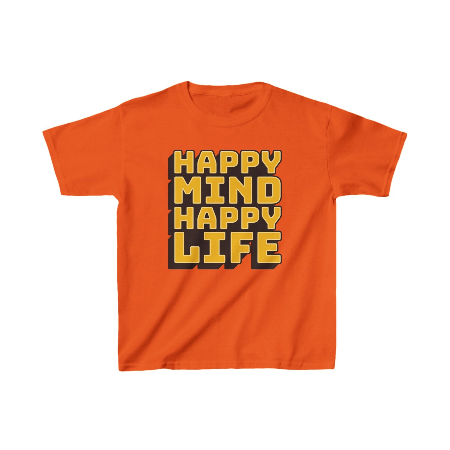 Happy Mind Happy Life Kids Heavy Cotton™ Tee
