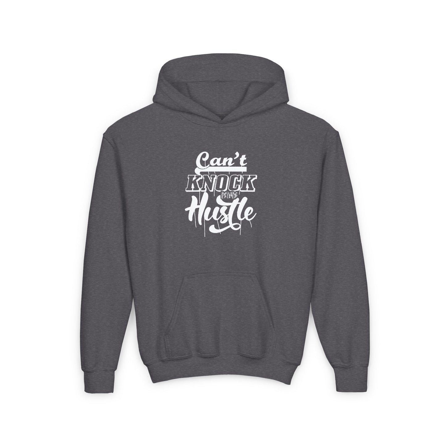 Can't Knock The Hustle Youth Heavy Blend Hooded Sweatshirt