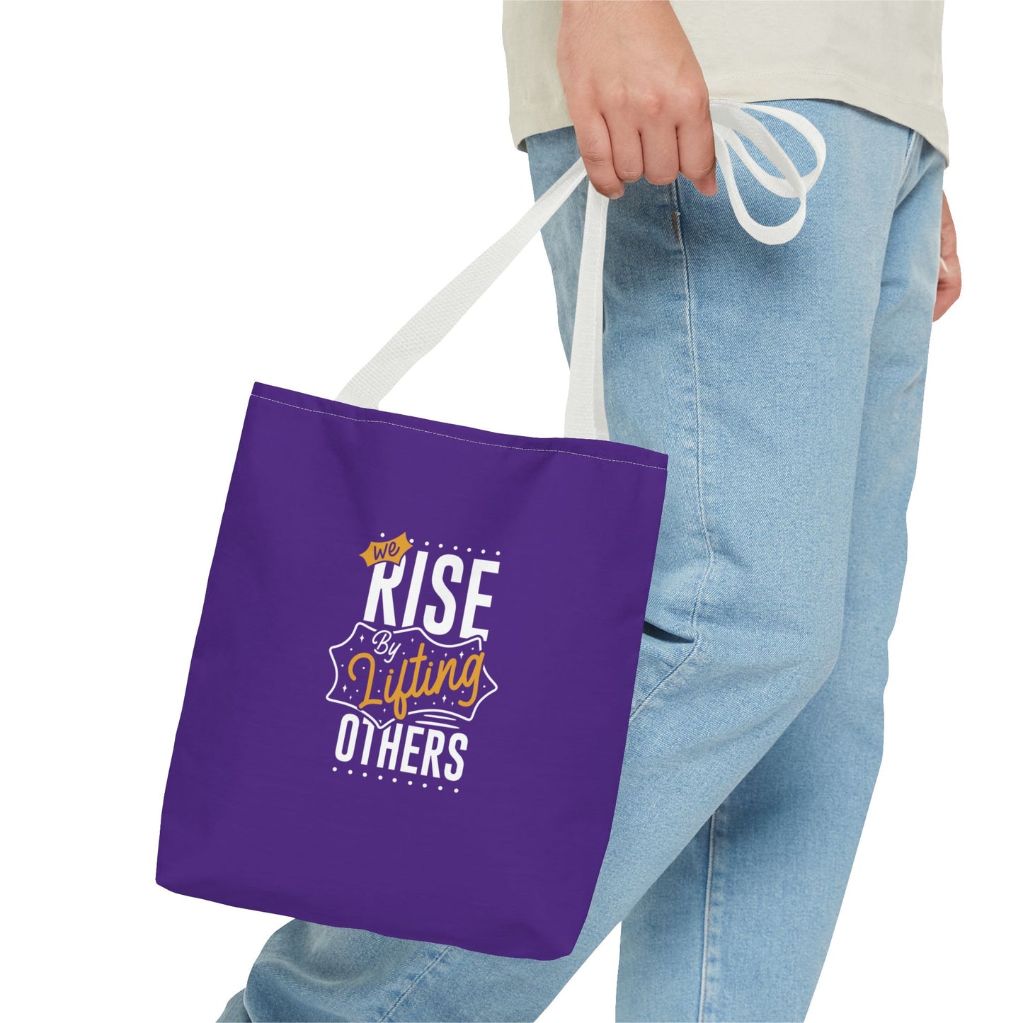 We Rise By Lifting Others Tote Bag (AOP)