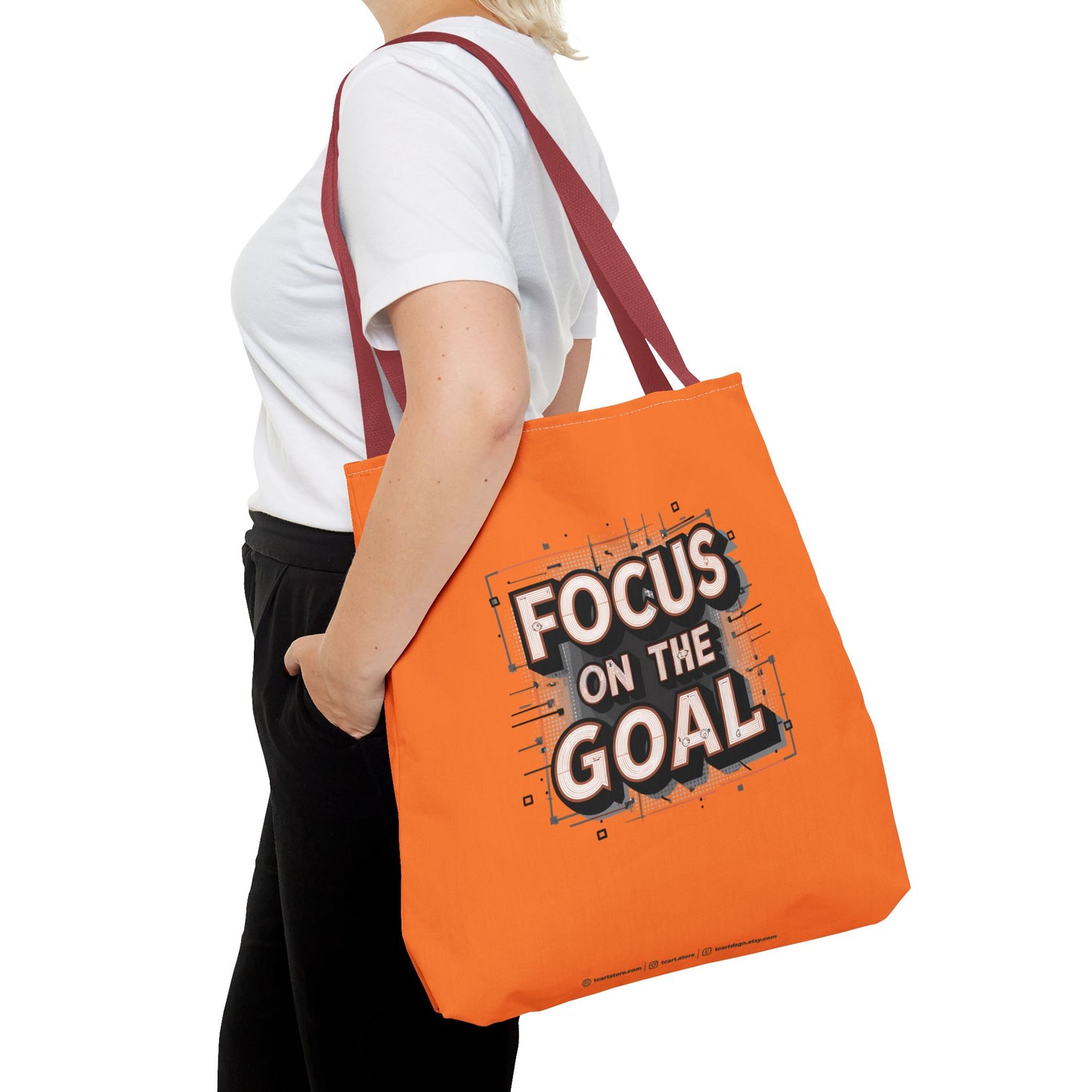 Focus On The Goal Tote Bag (AOP)