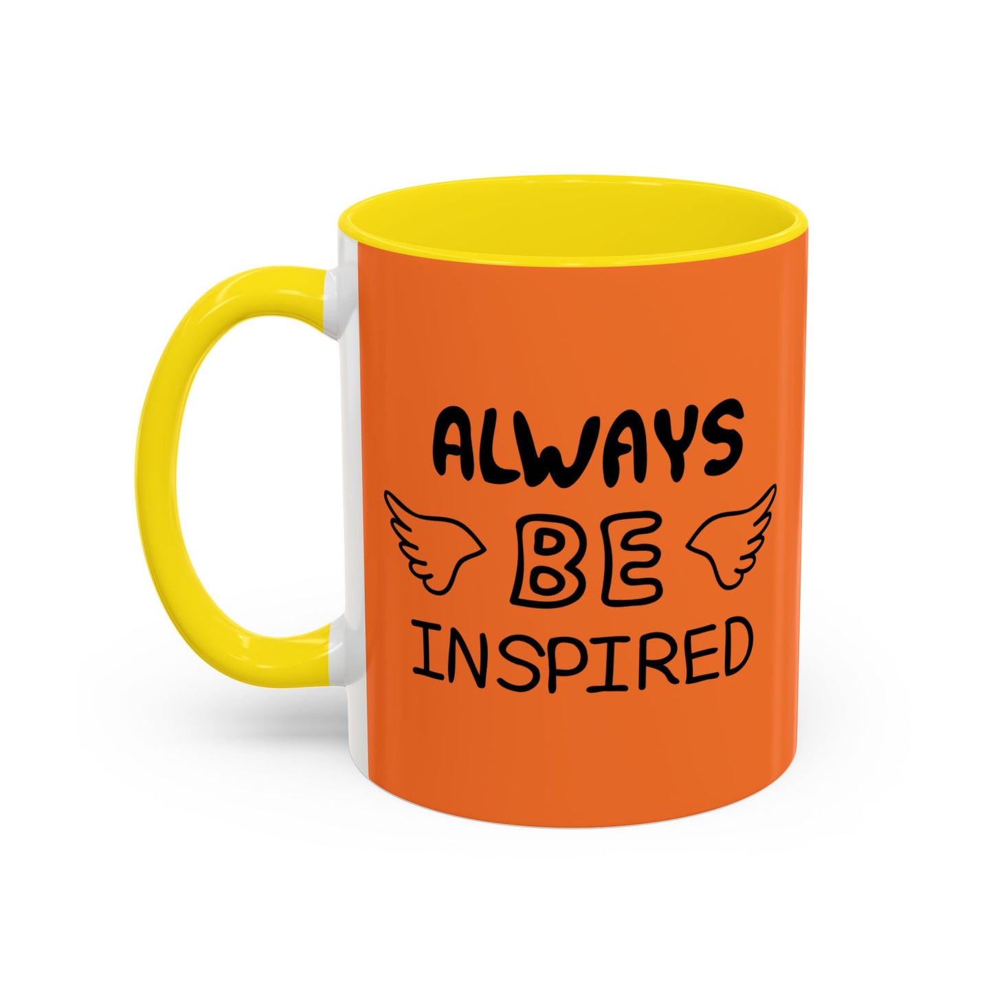 Always Be Inspired Accent Coffee Mug (11, 15oz)