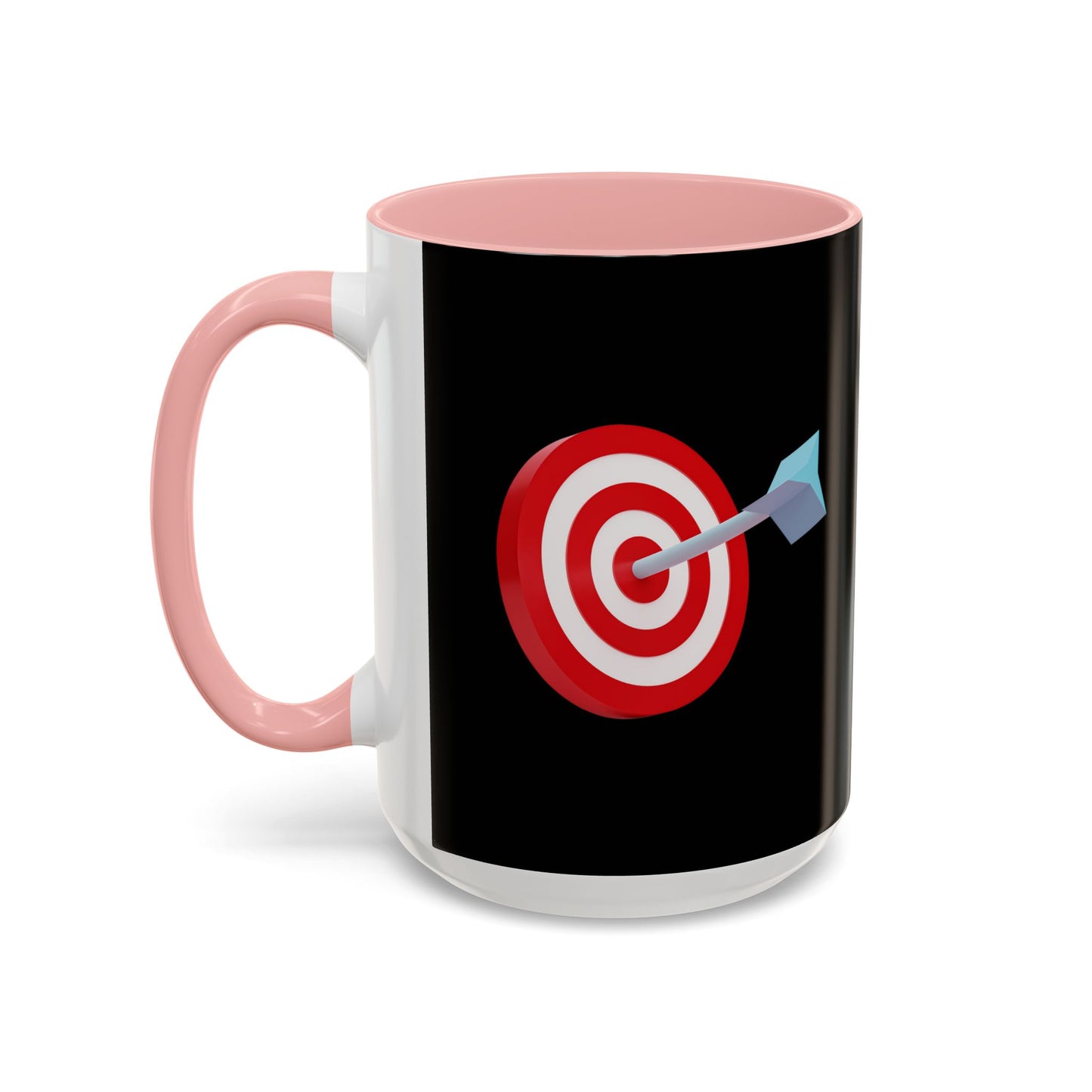 3d Render Arroe Hit The Center Of Target Or Goal Of Success Accent Coffee Mug (11, 15oz)