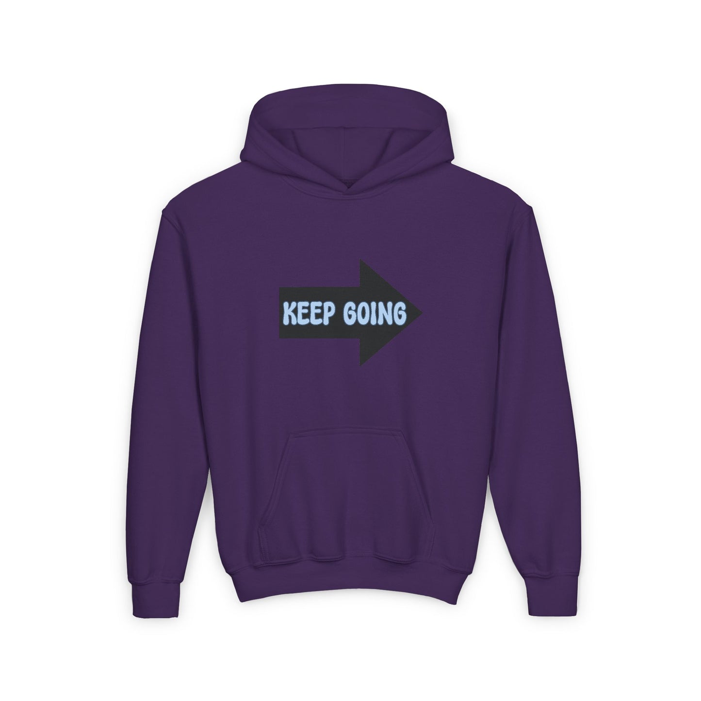 Keep Going Youth Heavy Blend Hooded Sweatshirt