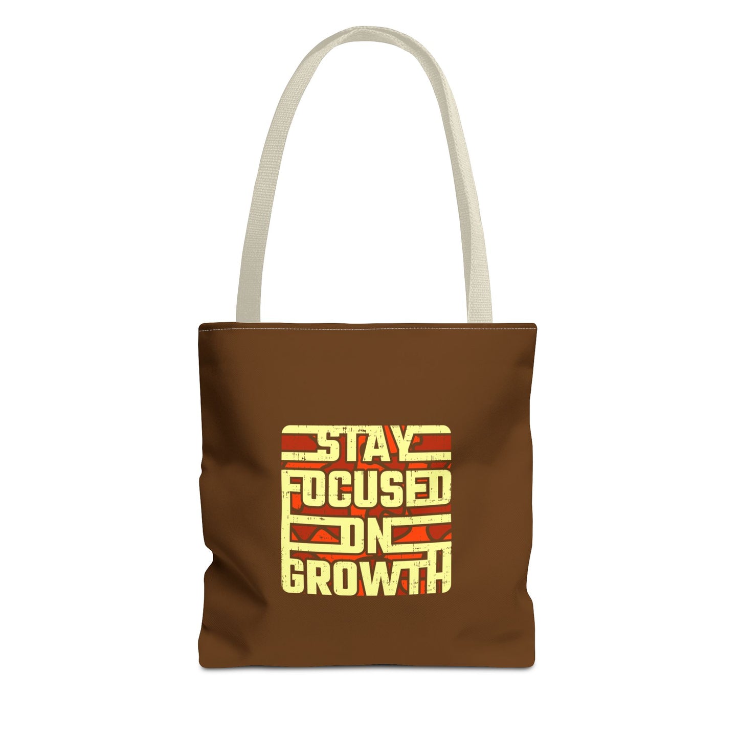 Stay Focused On Growth Tote Bag (AOP)