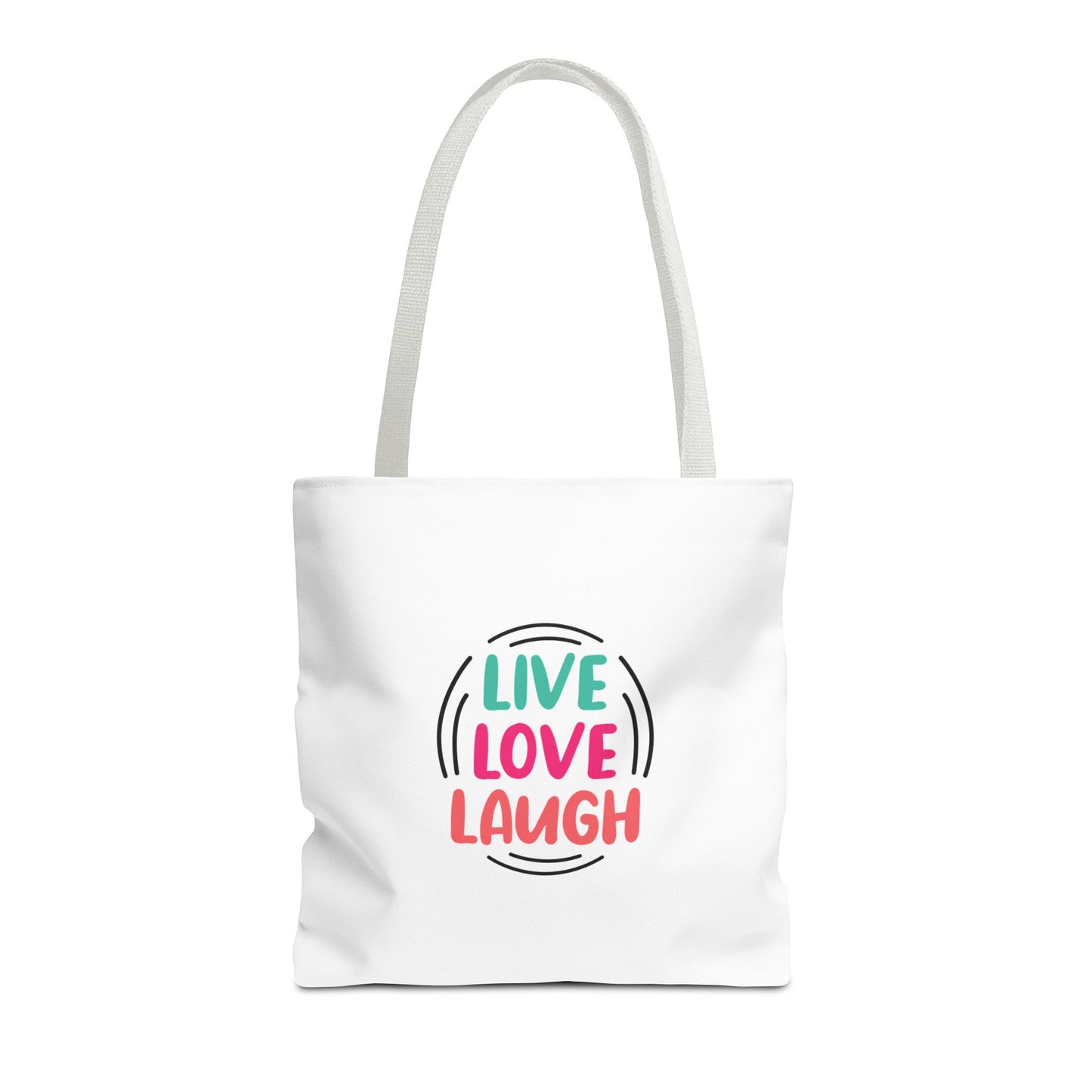 Live Love Laugh Tote Bag (AOP)