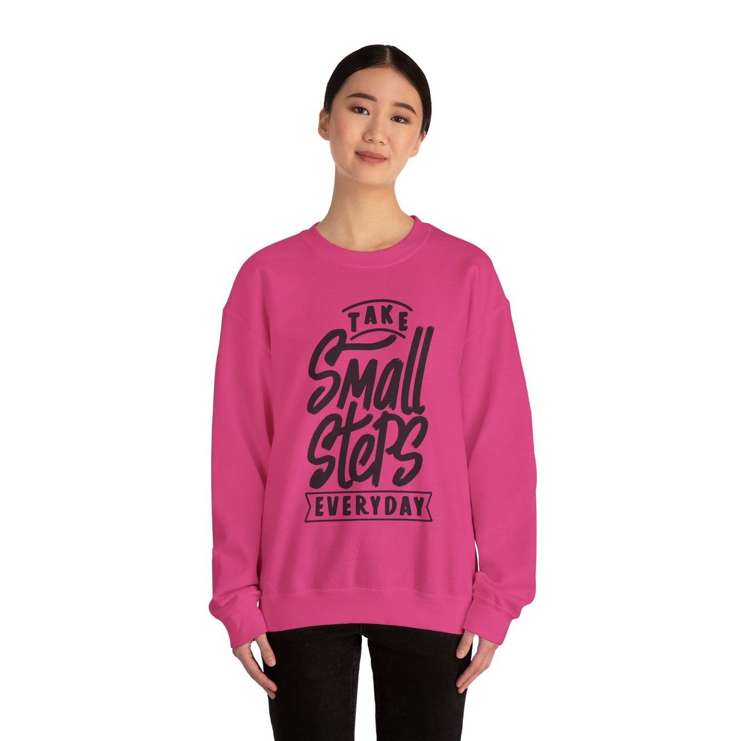 Take Small Steps Everyday Unisex Heavy Blend™ Crewneck Sweatshirt