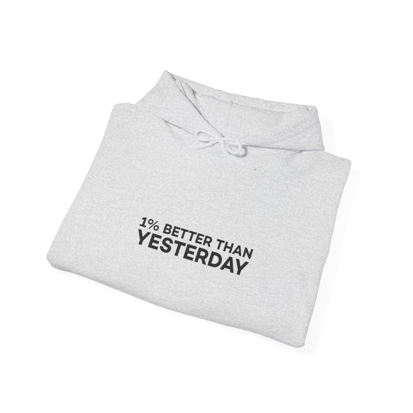 1% Better Than Yesterday Unisex Heavy Blend™ Hooded Sweatshirt