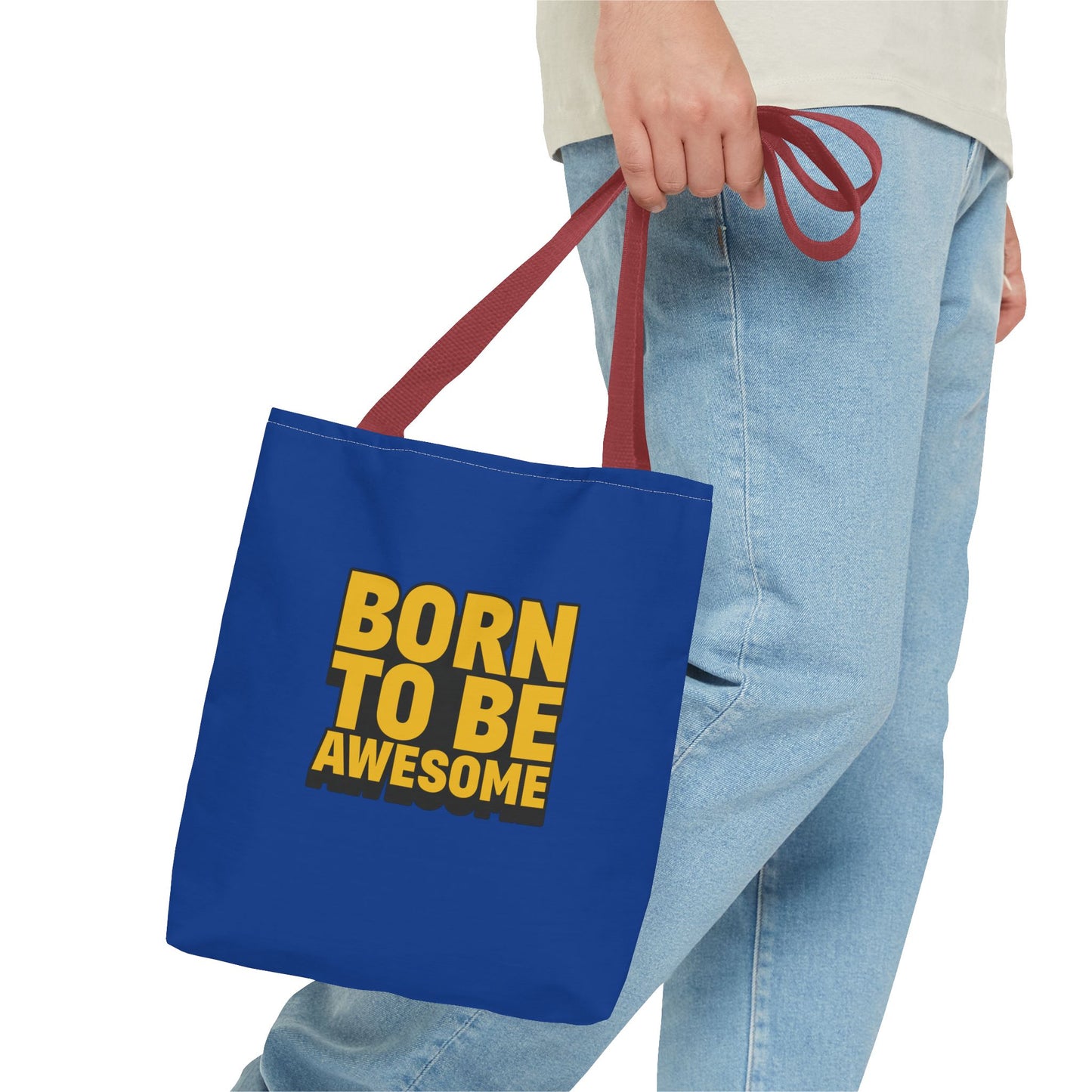Born To Be Awesome Tote Bag (AOP)