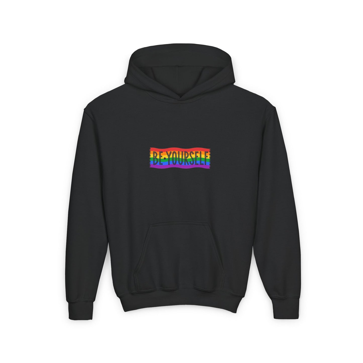 Be Yourself Youth Heavy Blend Hooded Sweatshirt