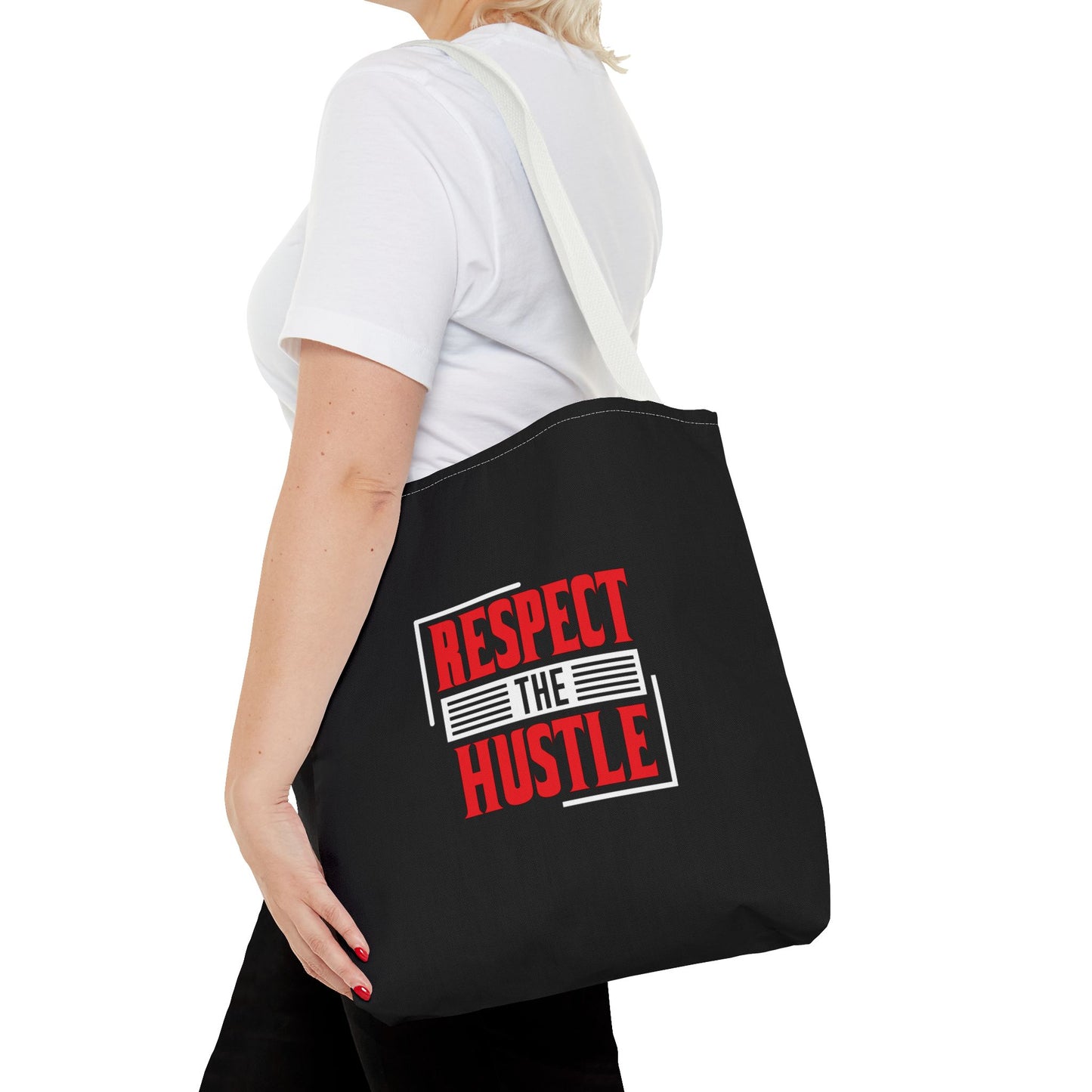 Respect The Hustle Tote Bag (AOP)