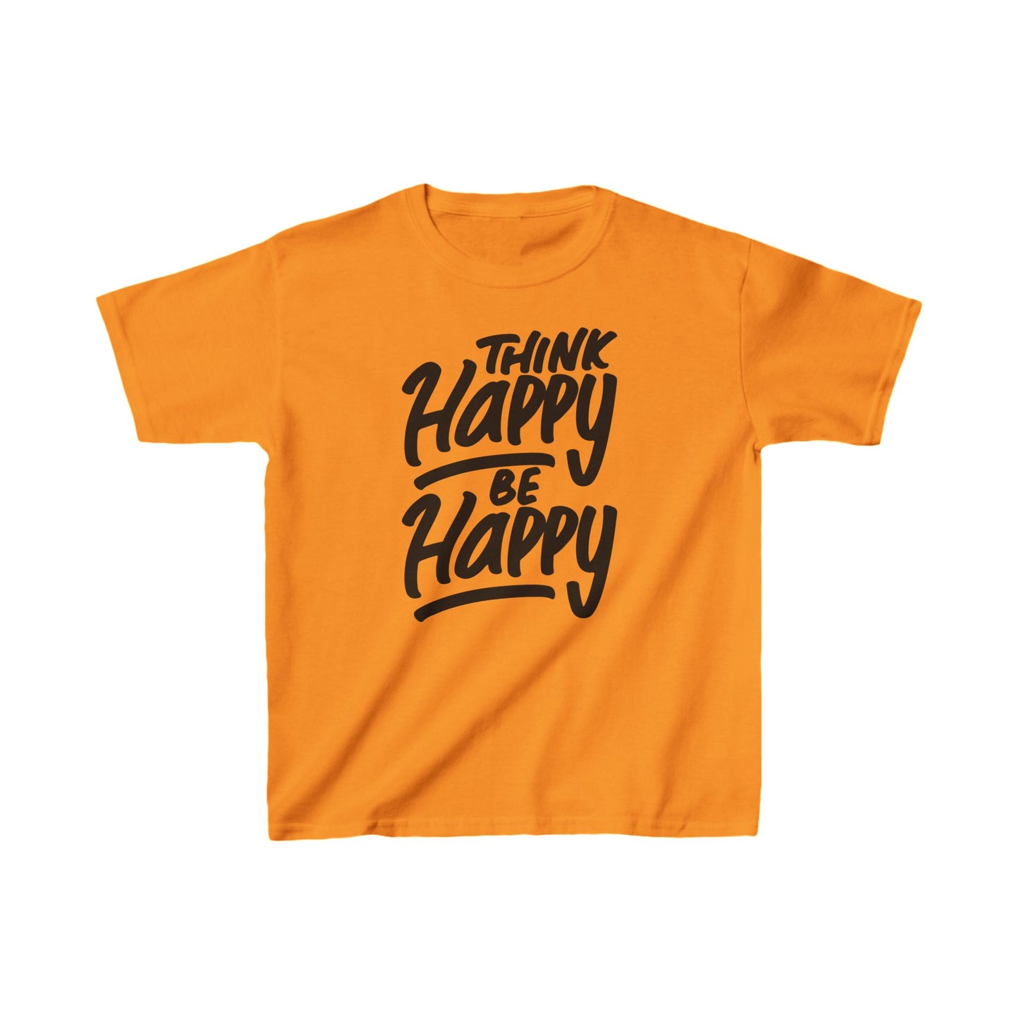 Think Happy Be Happy Kids Heavy Cotton™ Tee