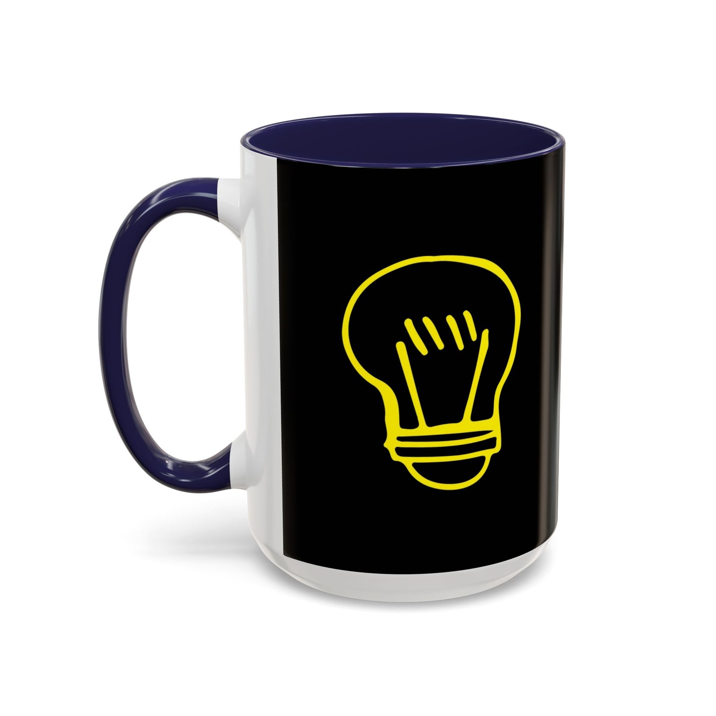 Drawing Light Bulb Accent Coffee Mug (11, 15oz)