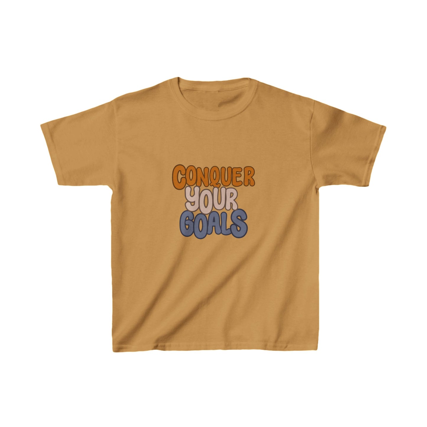 Conquer Your Goals Kids Heavy Cotton™ Tee