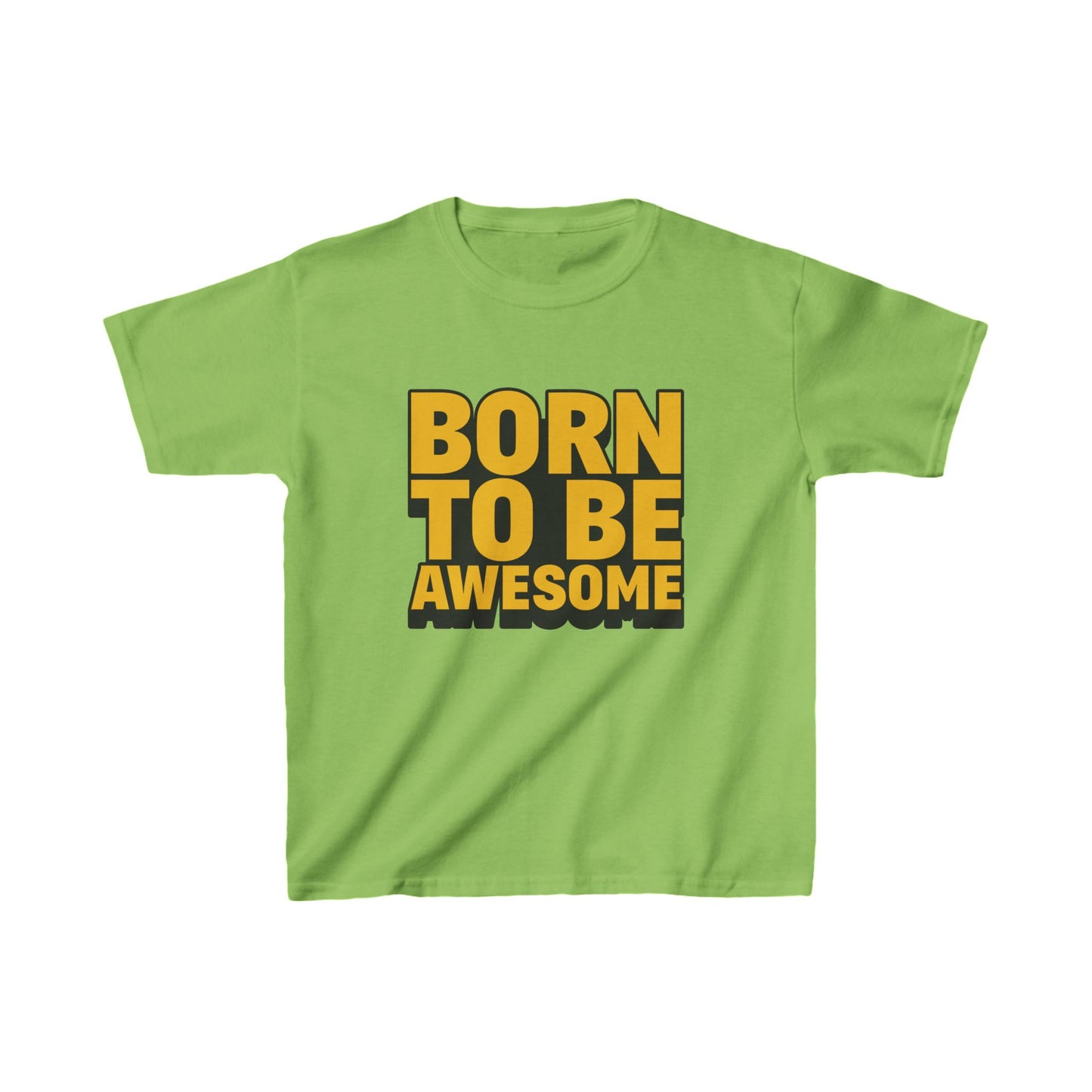 Born To Be Awesome Kids Heavy Cotton™ Tee