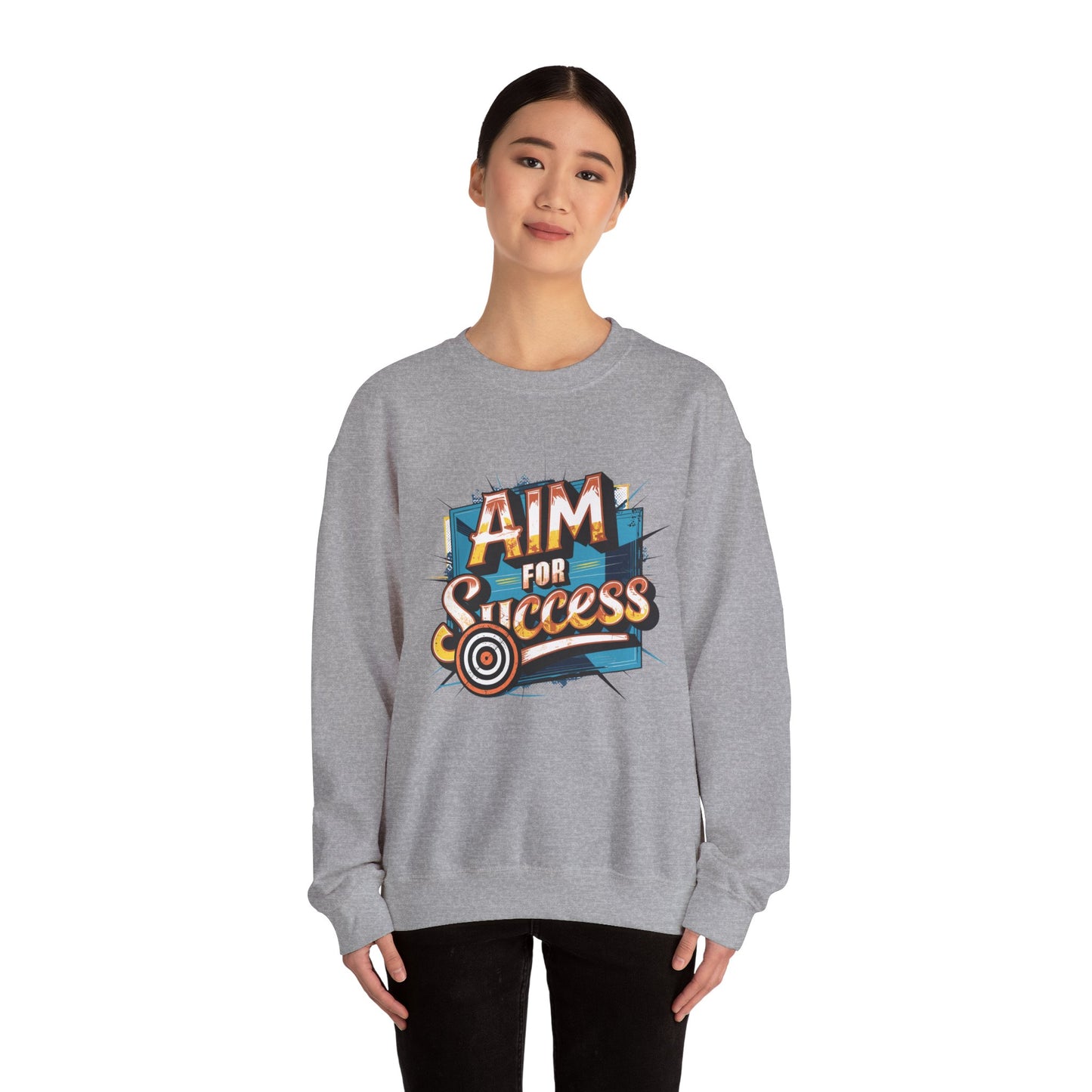Aim For Success Unisex Heavy Blend™ Crewneck Sweatshirt