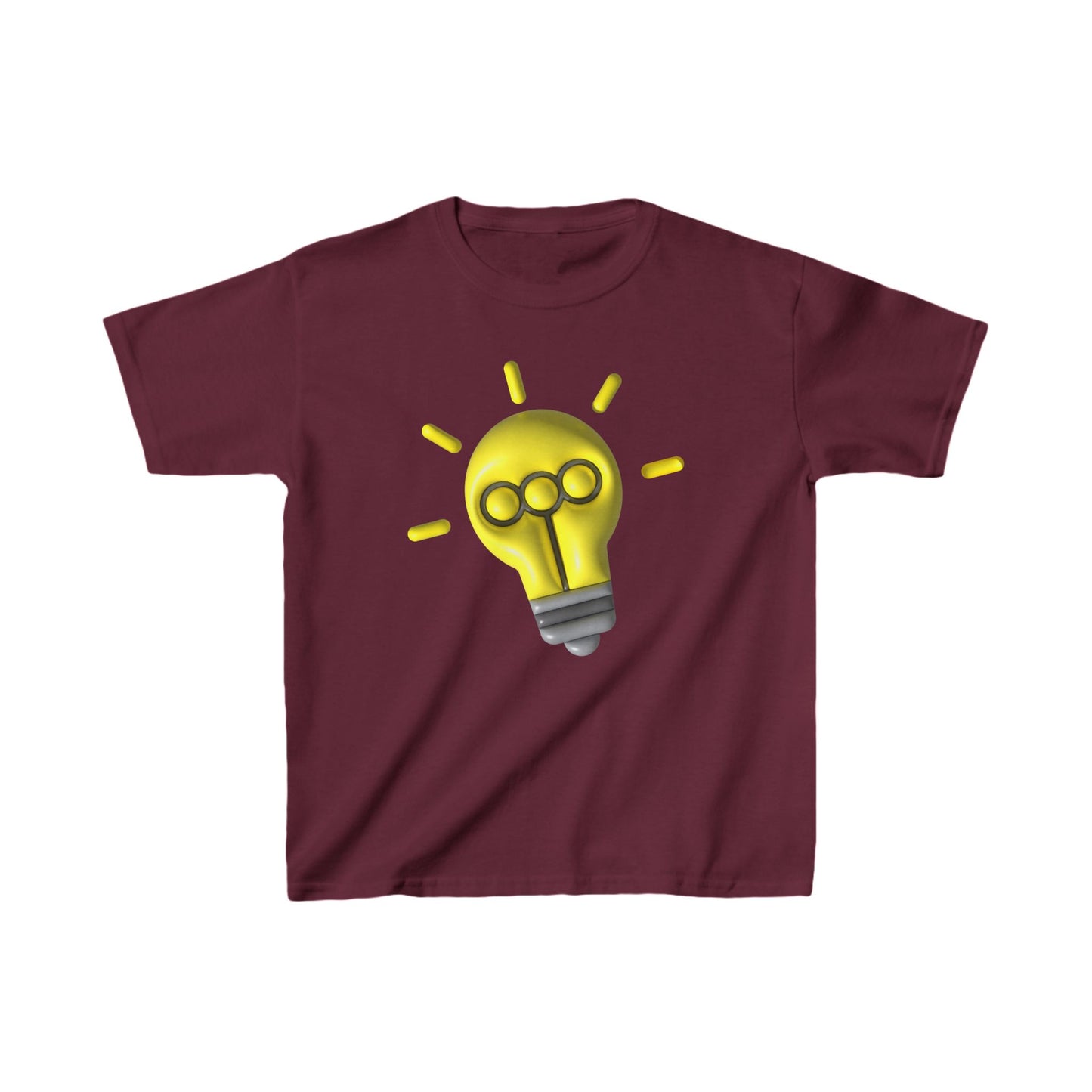 3D Light Bulb Kids Heavy Cotton™ Tee