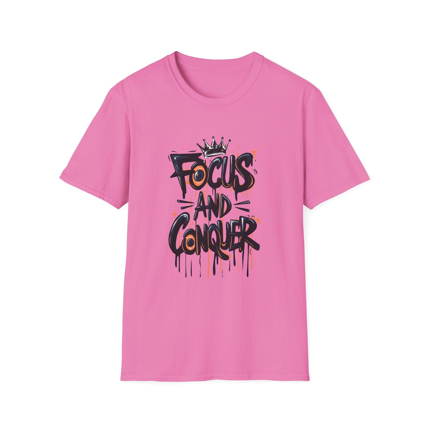 Focus And Conquer Unisex Softstyle T-Shirt