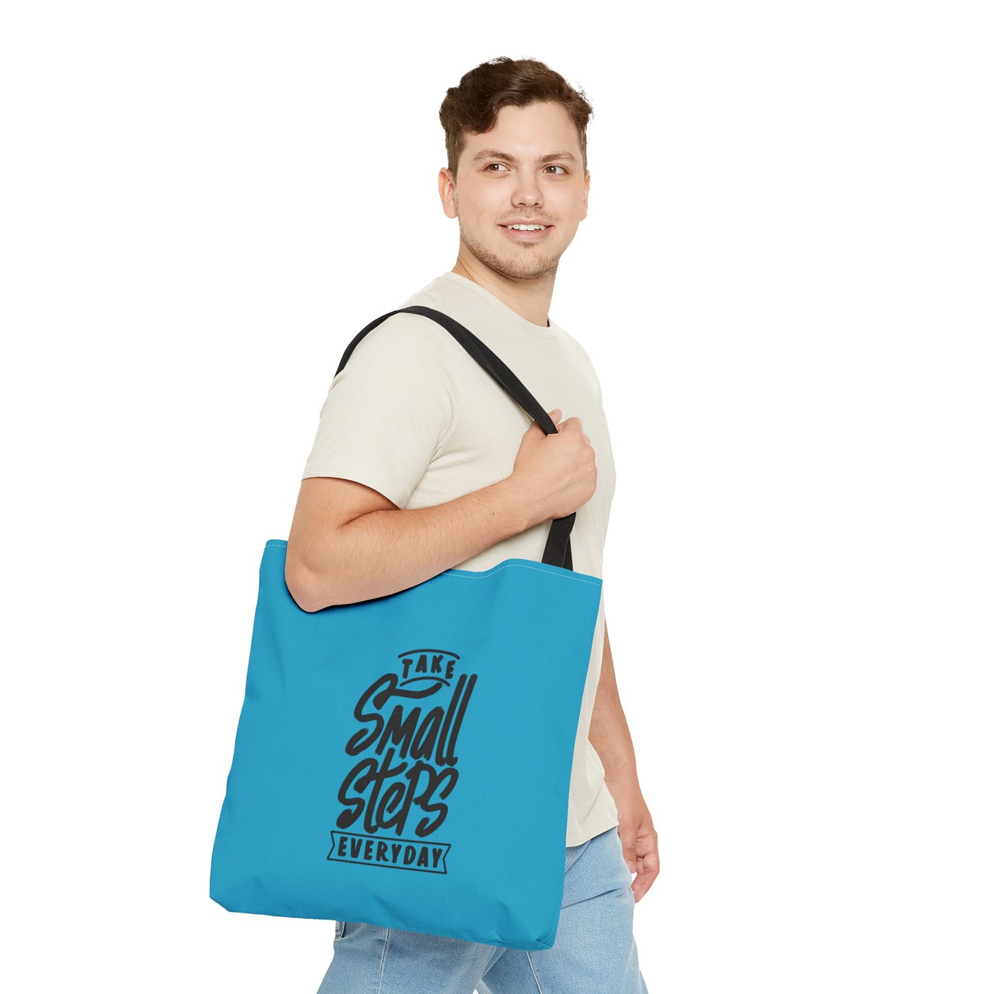 Take Small Steps Everyday Tote Bag (AOP)