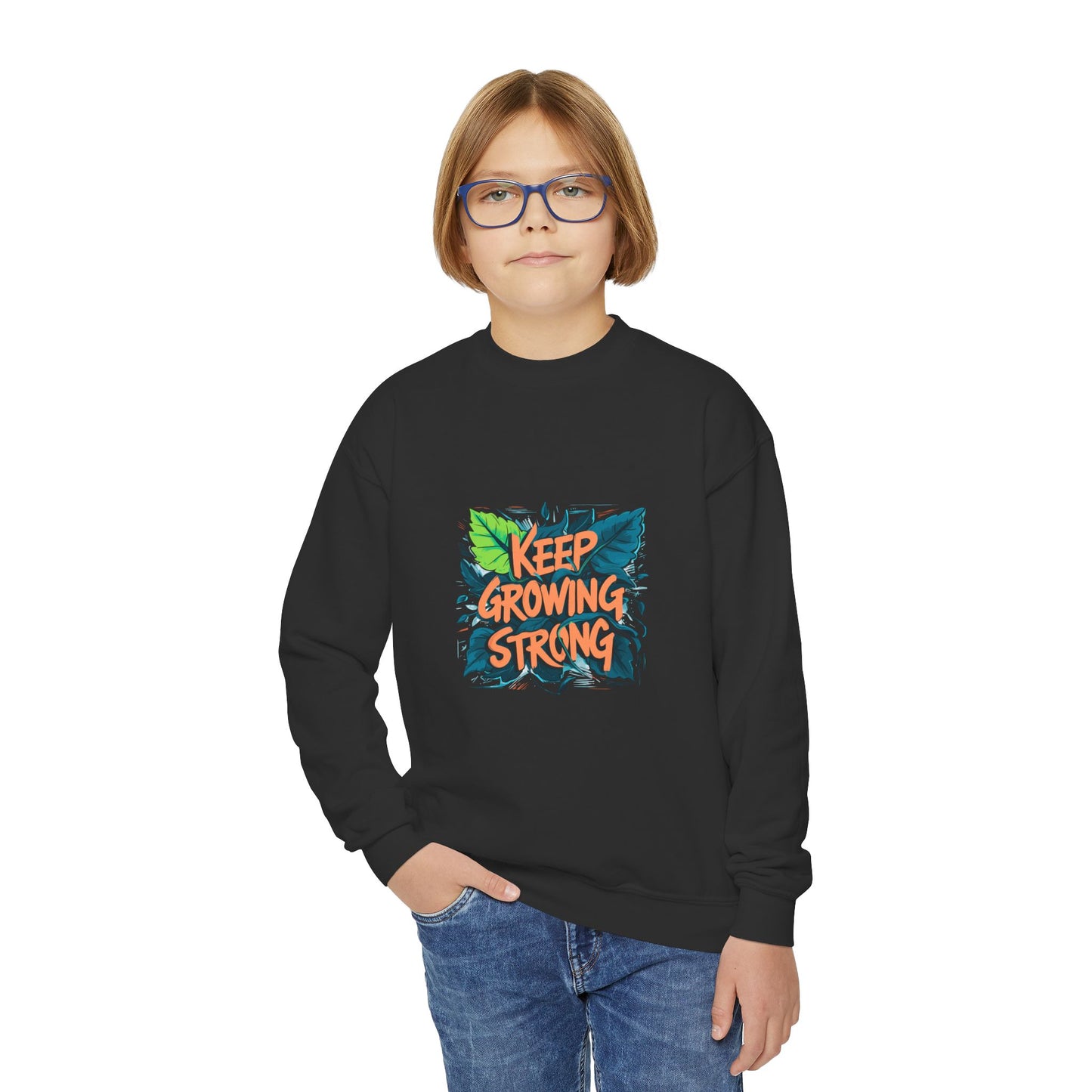 Keep Growing Strong Youth Crewneck Sweatshirt