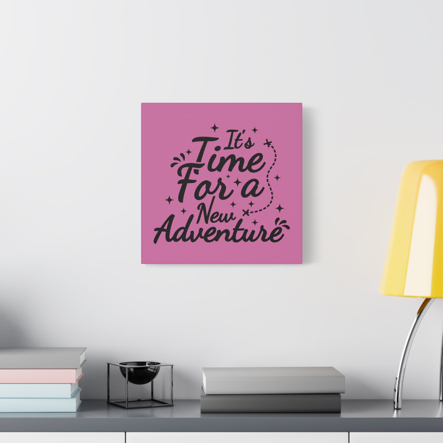 It's Time For A New Adventure Matte Canvas, Stretched, 1.25"
