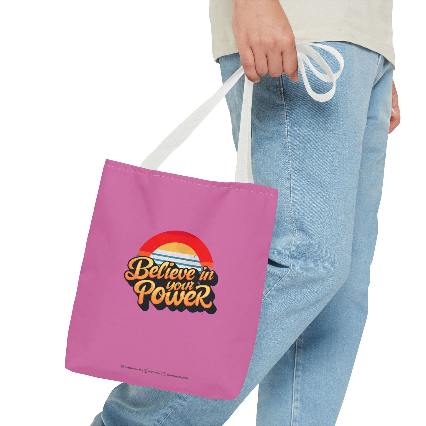 Believe In Your Power Tote Bag (AOP)